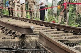 Huge explosion on railway line in Punjab