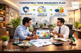 Convertible Term Insurance: “Protect Today, Build Tomorrow” AI image by REVOI