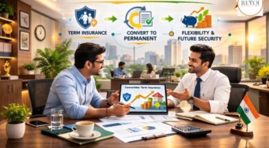 Convertible Term Insurance: “Protect Today, Build Tomorrow” AI image by REVOI
