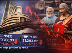 Sensex falls 2000 points, Nifty falls 700 points