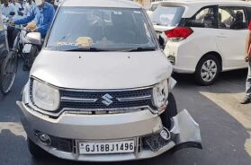 Car accident, Baroda