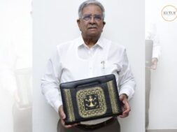 Finance Minister Kanubhai Desai