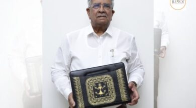 Finance Minister Kanubhai Desai