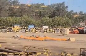 Surat, L& T Worker’s strike