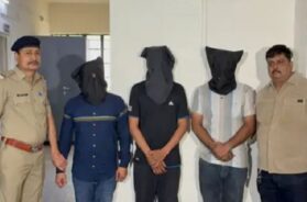 Three accused arrested for beating policeman