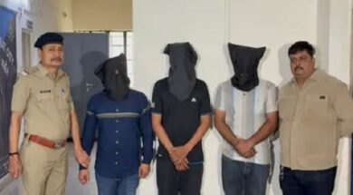 Three accused arrested for beating policeman