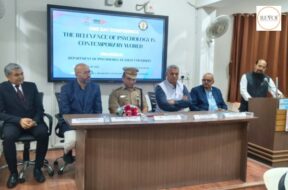 A conference was organized by the Psychology Department at Gujarat University