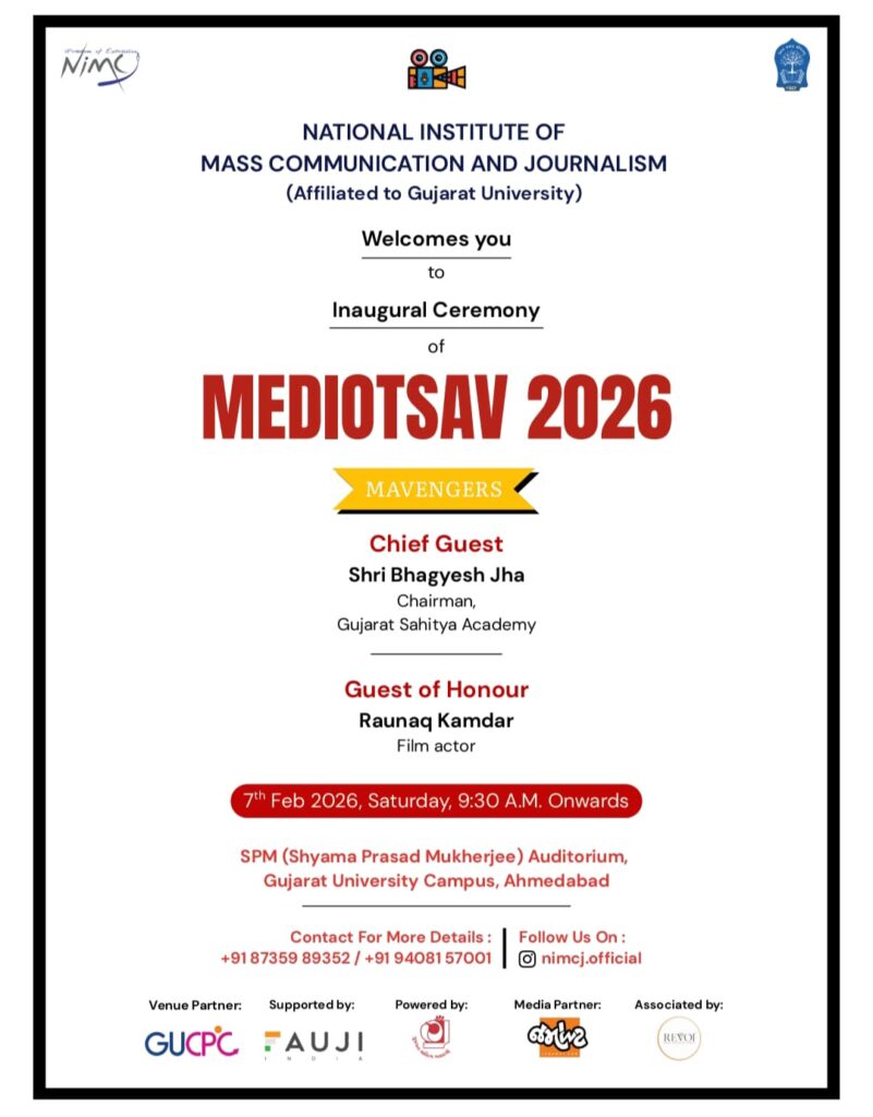 NIMCJ students will organize Media Festival-2026