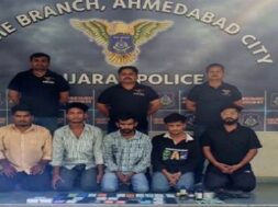 gang caught stealing from courier