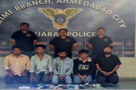 gang caught stealing from courier