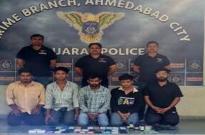 gang caught stealing from courier