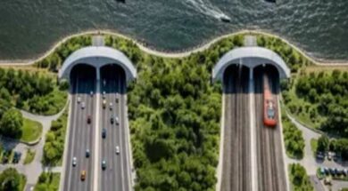 underwater road-rail tunnel