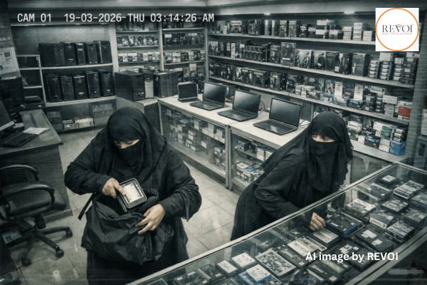 બુરખા પહેરીને પિતા-પુત્રે કમ્પ્યૂટર સ્ટોરમાં 80 લાખના સ્પેરપાર્ટ્સની ચોરી કરી, પછી શું થયું?