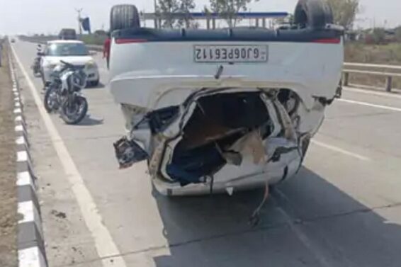 Accident, Bhavnagar highway
