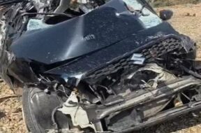 Accident, Rajkot highway