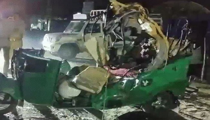 રાજકોટ નજીક ટ્રકે રિક્ષાને અડફેટે લેતા ચારના મોત, ટ્રકચાલકની ધરપકડ