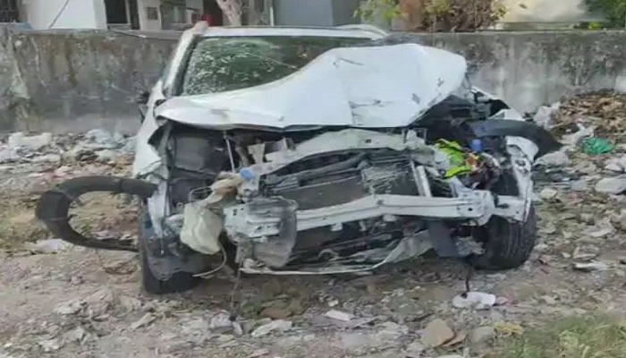 સુરતમાં મોડી રાતે કારચાલક તબીબને ઝોકૂં આવી જતા 4 વાહનોને અડફેટે લીધા, 5ને ઈજા