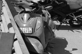 Accident, gandhinagar