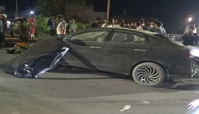 રાજકોટ-પોરબંદર હાઈવે પર જેતપુર નજીક કાર ડિવાઈડર સાથે અથડાતા એકનું મોત,બે ગંભીર