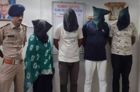 Fake police caught vandalizing highway