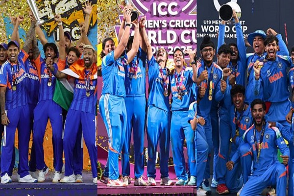 ટીમ ઈન્ડિયાએ બે વર્ષમાં 6 ICC ટ્રોફી જીતી