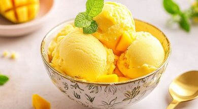 Mango Coconut Ice Cream