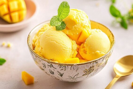 Mango Coconut Ice Cream