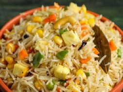 Paneer Corn Pulao