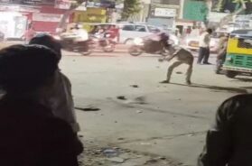 Ranip, stone throwing