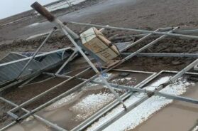 Solar panel callapse