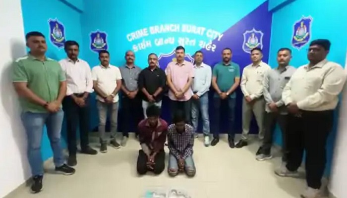 સુરતમાં ઘોડદોડ રોડ પરના બંગલામાં થયેલી ચોરીના કેસમાં બે શખસો પકડાયા