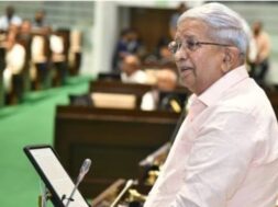 Finance Minister Kanubhai Desai