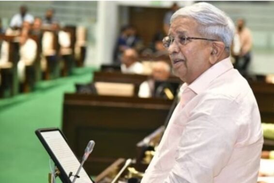 Finance Minister Kanubhai Desai