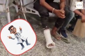 doctor plastered everything except the injured area