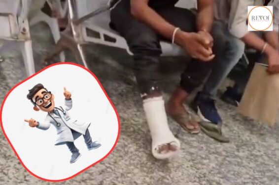 doctor plastered everything except the injured area