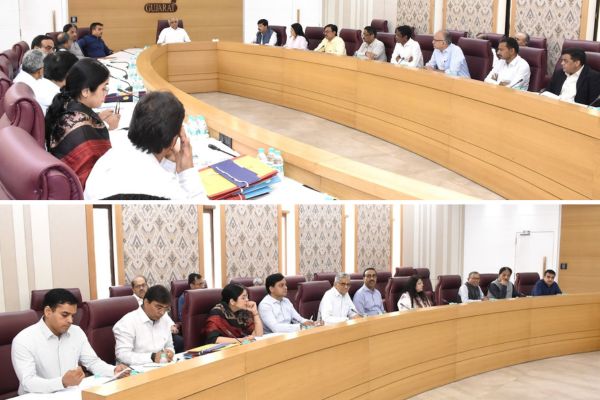રાજ્યમાં પેટ્રોલ-ડિઝલ-ગેસનો જથ્થો, વિતરણ વ્યવસ્થા અંગે ઉચ્ચસ્તરીય બેઠક યોજાઈ