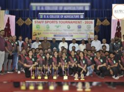 Anand Agricultural University achieved success in the staff tournament