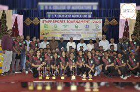 Anand Agricultural University achieved success in the staff tournament