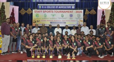 Anand Agricultural University achieved success in the staff tournament