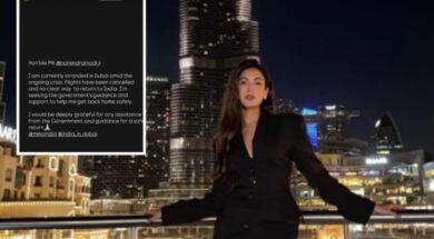 US-Iran war: Actress Sonal Chauhan