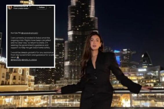 US-Iran war: Actress Sonal Chauhan