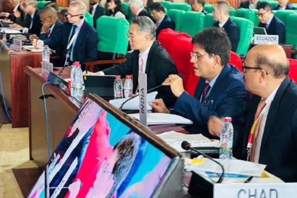 WTO પરિષદમાં પીયૂષ ગોયલે નિર્ણય લેવાની પ્રક્રિયાને મજબૂત બનાવવા માટે વિશ્વાસ પુનઃસ્થાપિત કરવા પર ભાર મૂક્યો