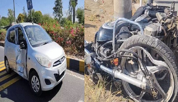 વડોદરા નજીક નેશનલ હાઈવે પર બાઈક-કાર વચ્ચે અકસ્માતમાં એકનું મોત, બેને ગંભીર ઈજા