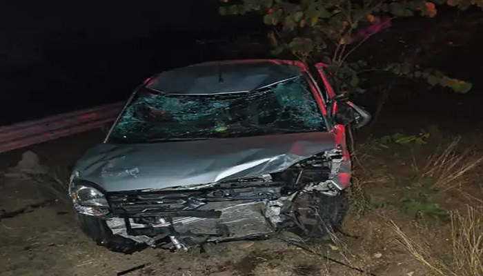 દિલ્હી-મુંબઈ એક્સપ્રેસ હાઈવે પર કાલોલ નજીક કાર અકસ્માતમાં 4નાં મોત