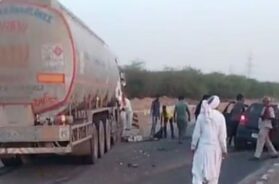 Accident, Santalpur highway