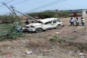 Accident, bagodara highway