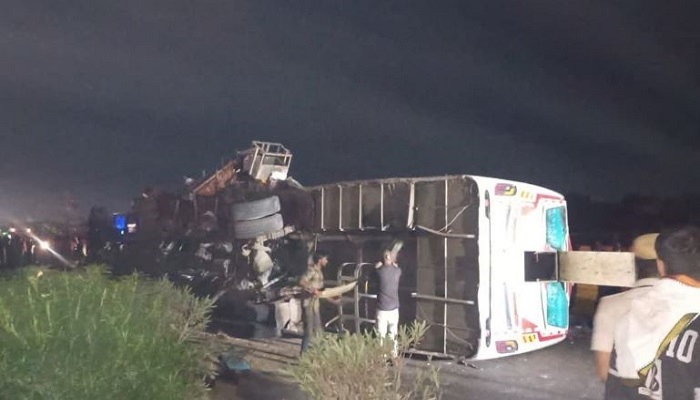 અમદાવાદથી ભિંડ જઈ રહેલી લકઝરી બસનો કોટા નજીક અકસ્માતમાં 3નો મોત