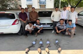 Accused of stealing a silencer arrested