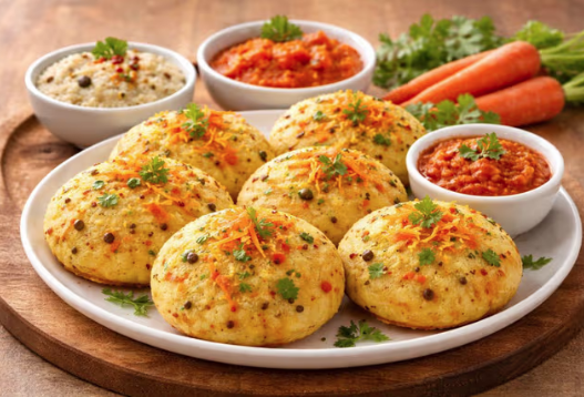 નાસ્તામાં કંઈક હેલ્ધી ખાવું છે? ટ્રાય કરો વિટામિન અને ફાઈબરથી ભરપૂર ગાજર ઇડલી