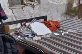 LD Engineering collge Hostel, slab collapsed